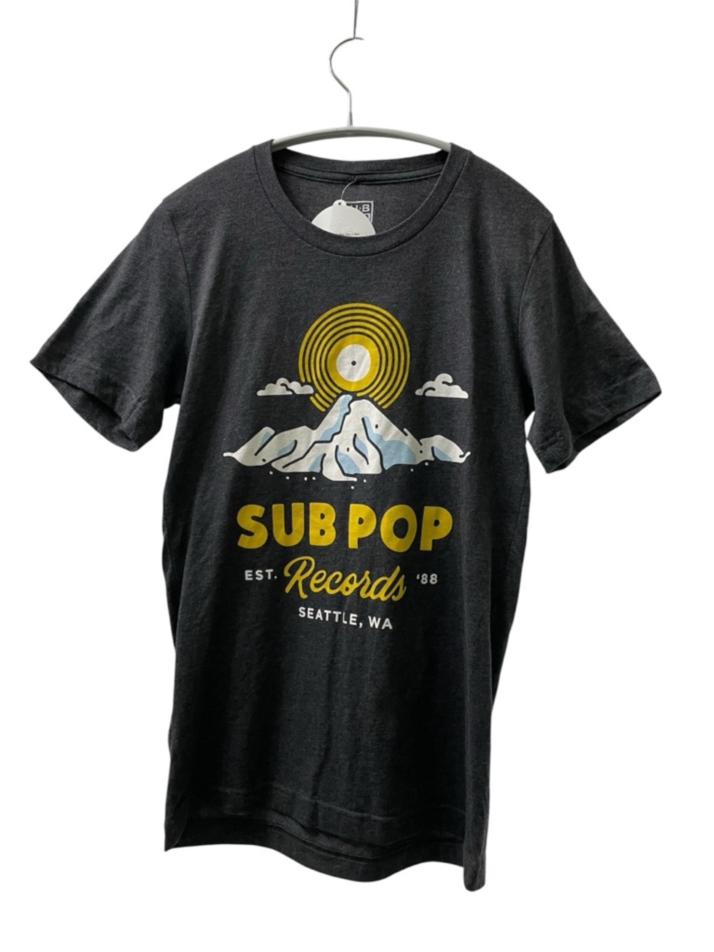 NWT Charcoal Grey Sub Pop Mountains T-Shirt